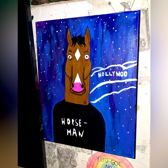 Acrylic “bojack horseman” painting - Picture 1 of 1